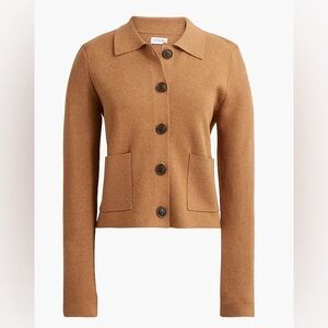 NWT J. Crew Women's Polo Cardigan Sweater Buttons Sz XS
